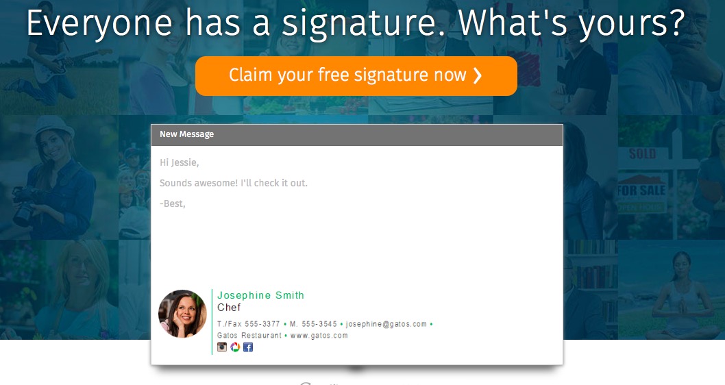 Handtekening met WiseStamp