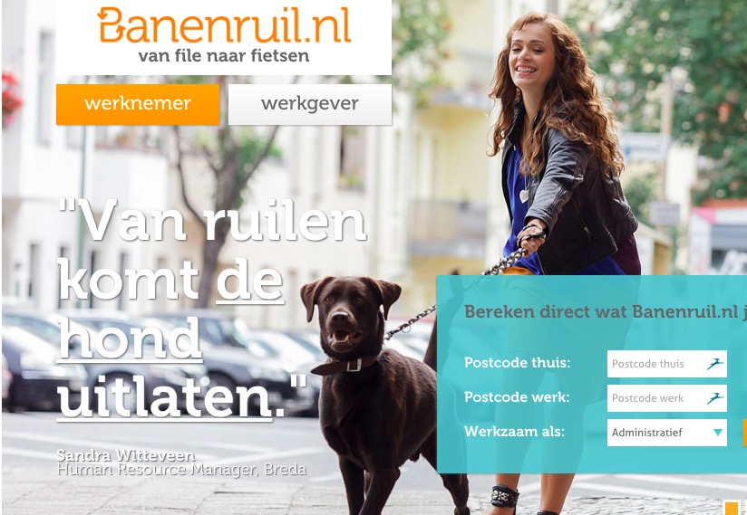De site van Banenruil.